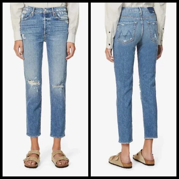 💕MOTHER SUPERIOR💕 The Trickster Ankle Jeans ~ On Holy Ground 26 NWOT